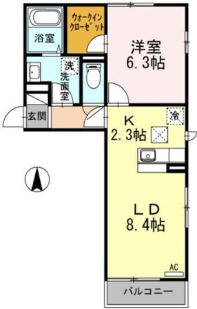 Ｂａｌｍｙ Ｈｏｕｓｅの物件間取画像